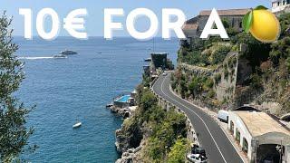 Walking from Amalfi to Atrani under the midday sun  Netflix series RIPLEY location 