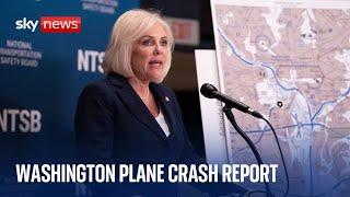 Washington plane crash investigation news conference