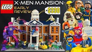 EARLY REVIEW: $330 LEGO X-Men Mansion (Marvel Set 76294)