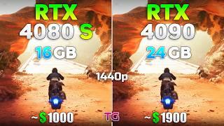 RTX 4080 SUPER vs RTX 4090 - Test in 1440p