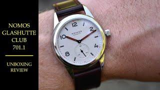 Nomos Glashutte Club Mechanical 701.1 Watch | Review Valjoux Relogios