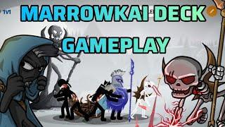 I Made A New Marrowkai Deck For Ranked! Stick War 3: Saga New Update Gameplay