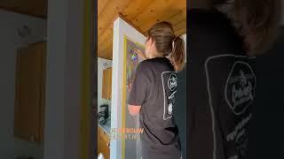 Prachtige mix van excausto horizon effect & rainbow foil #diy #fyp #decoration #plaster #marmorino
