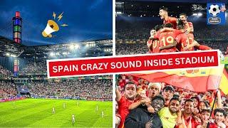 The Sound of Spanish Fans against Georgia in Euro Cup!