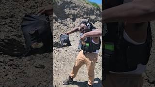 50 AE VS Armor Plate Did it stop it? #shorts