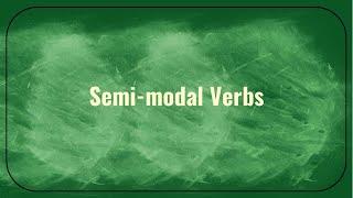 Grammar Wired! 7th Grade Semi modal Verbs