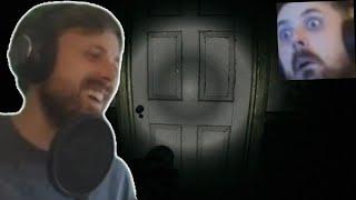 Forsen hears his own scream in a horror game