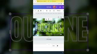 How To Outline Text In Canva