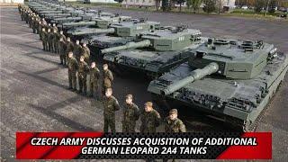 Česká armáda jedná o pořízení dalších německých tanků Leopard 2A4