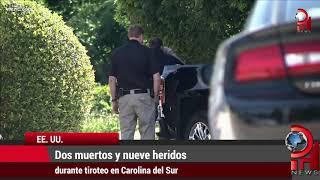 Dos muertos y nueve heridos durante tiroteo en Carolina del Sur