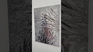 Selfie on aluminum foil IV