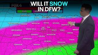 Dallas weather: Will we see snow?