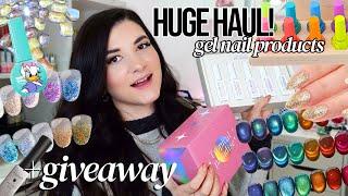 MASSIVE Gel Nail Haul & Giveaway!  | Korean & Japanese Gels