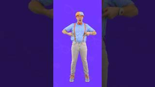 Blippi's Belly Button Dance with CoComelon! Learn about the Body! #blippi #cocomelon #shorts