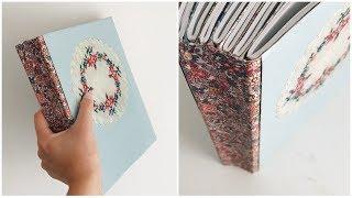 How to make an easy no sew journal | step by step tutorial | DIY