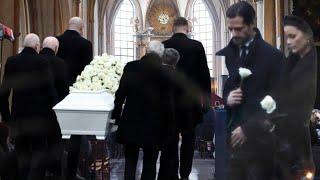 Prince Carl Philip's tears at the funeral of his godmother, Birgitta of Sweden, in Stockholm.