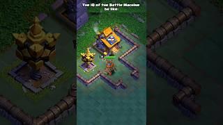 The IQ of the Battle Machine be like ll Clash of clans ll #shorts #clashofclans #coc