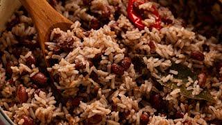 Jamaican Coconut Rice & Peas (actually, beans!)