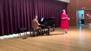 Ebben ne andro lontana, Dr. Chelsey Geeting, soprano, and Stanislav Serebriannikov, piano