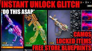 *NEW* INSTANT UNLOCK GLITCH BO6! FREE BLUEPRINTS/CAMOS/LOCKED GUNS! BO6 GLITCHES! BO6 ZOMBIES GLITCH