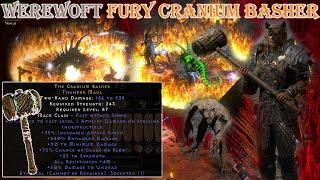 Cranium Basher WereWoft Fury Druid Uber Tristram - A Unique and Powerful Diablo II Unique Weapon!