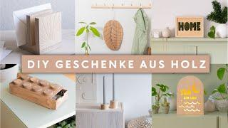 6 Geschenkideen aus Holz zum selber machen