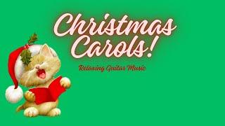 BGM Christmas Carols Radio  1h Relaxing Guitar Music for Studying/Sleeping