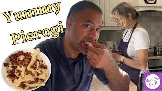 My MUM is Making Polish PIEROGI and My Indian Husband Loves it / Agnes Mann VLOG