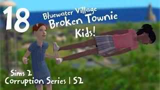 Corrupted Child Townies in The Sims 2 Bluewater Village | Corruption Series