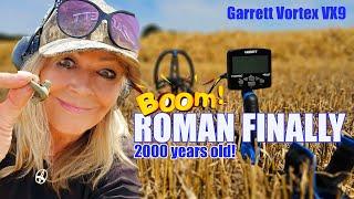 BOOM.... 2000 year old Roman Fibula found with the Garrett Vortex VX9