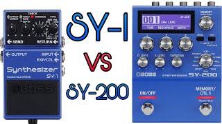 Boss SY-1 vs SY-200: Effects Comparison