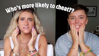 WHO IS MORE LIKELY TOO... *it gets ugly* | lesbian couple edition Bluenbroke Featuring Millie Mclay