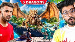 3 LEGENDARY DRAGONS POKEMON ON MYSTERIOUS FLOATING ISLAND!  #10 | TECHNOGAMERZ