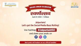 Golden Jubilee Celebrations of Seth Anandram Jaipuria School, Kanpur - "Swarnaotsav"
