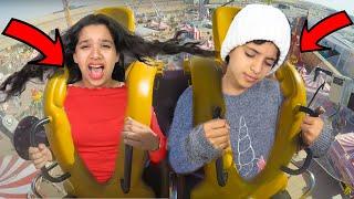 شفا و صديقتها في أكبر ملاهي !  Shfa and friend in biggest amusement park