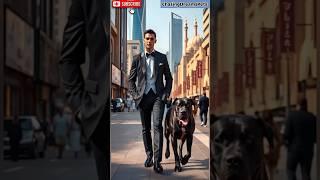 Gentlemen and Their Loyal Companions: Strolling Through the Streets #chasingdreamspets #dog