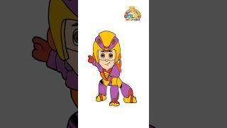 Learn to Draw Vir The Robot Boy - Drawing and Coloring Tutorial for Kids