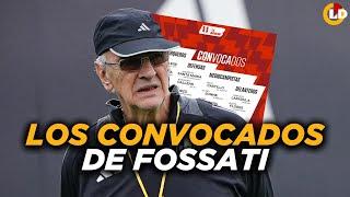 SELECCIÓN PERUANA: JORGE FOSSATI BRINDÓ LA LISTA DE CONVOCADOS DE PERÚ  - LATINA DEPORTES