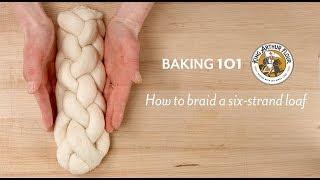 How to braid a six strand loaf