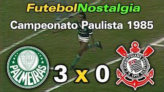 Palmeiras 3 x 0 Corinthians - 13-10-1985 ( Campeonato Paulista )