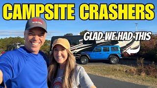 SURPRISED RV GUEST - Best RV Camping Location - JEEP ON THE BEACH