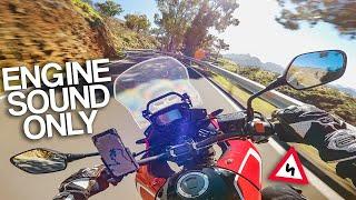Honda CB500X sound on wonderful Gran Canaria road [RAW Onboard]