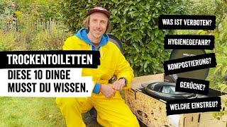 Trockentoiletten im Kleingarten – diese 10 Dinge musst du wissen. (Tipps & Tricks)