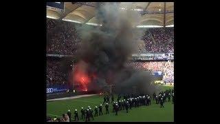 Hamburgo descendió e hinchas casi queman su estadio (12-05-2018)