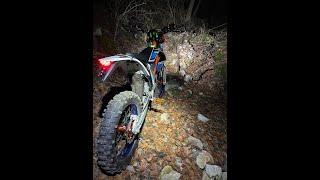 RAW night ride KTM E-XC Freeride E