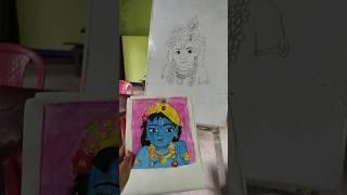 Beautiful Krishna Drawing |  Art Class️
