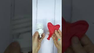 How to Power a Light Bulb with a Balloon | Simple Science Experiment with Static Electricity