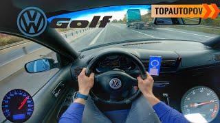 Volkswagen Golf mk4 1.6 (74kW) |105| 4K60 DRIVE POV – ,,Autonomous,, Driving, Sound & Acceleration