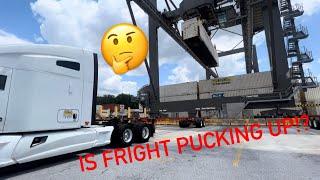 IS FREIGHT  STARTING TO PICK UP IN TRUCKING!? 