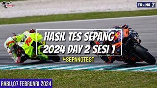 Hasil Motogp Hari ini~Hasil Tes Pramusim Motogp Sepang 2024 Hari ini Day 2~Jadwal Motogp 2024